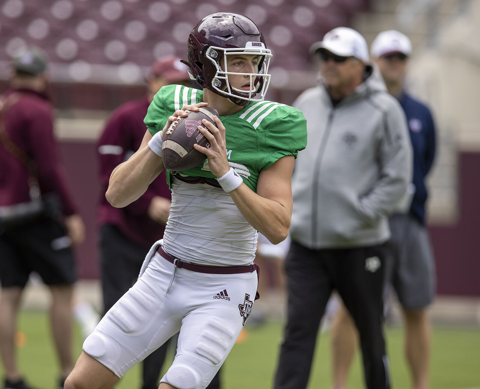 Spring football practice